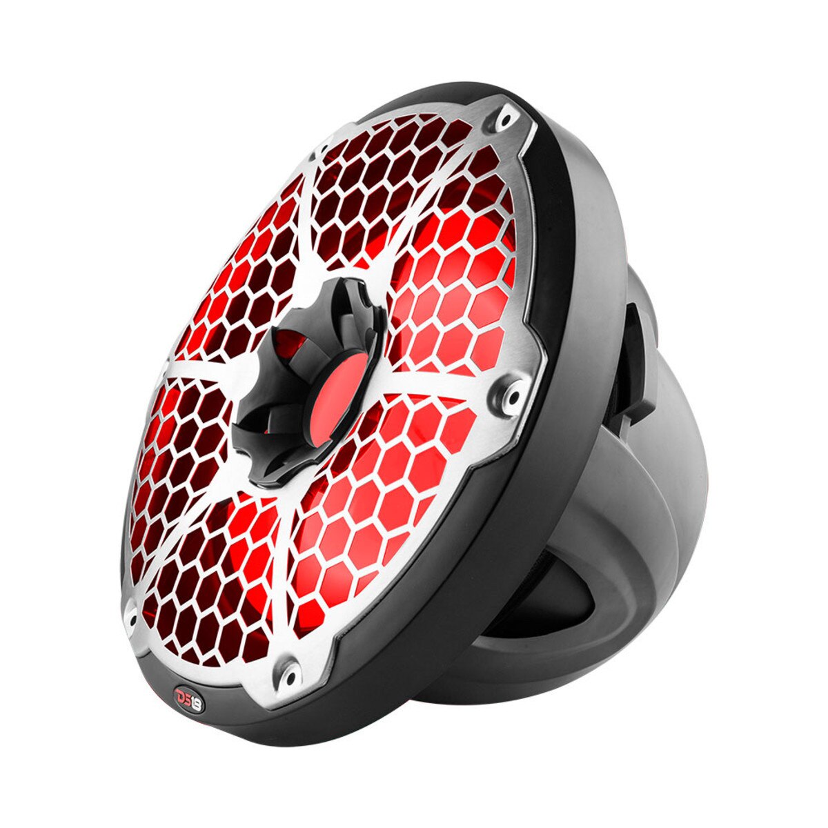 DS18 NXL12SUB/BK 12" Hydro Marine Subwoofer with RBG LEDs Black Carbon